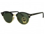 Ray Ban RB4246 Round Clubmaster 901 Black Sunglasses Ray Ban RB4246 Round Clubmaster 901 Black Sunglasses
