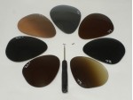Original Ray Ban RB3025 Aviator Replacement Lens only (Pair) Original Ray Ban RB3025 Aviator Replacement Lens only (Pair)