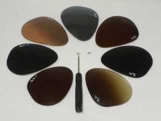 Original Ray Ban  RB3025 Aviator Replacement Lens only (Pair)